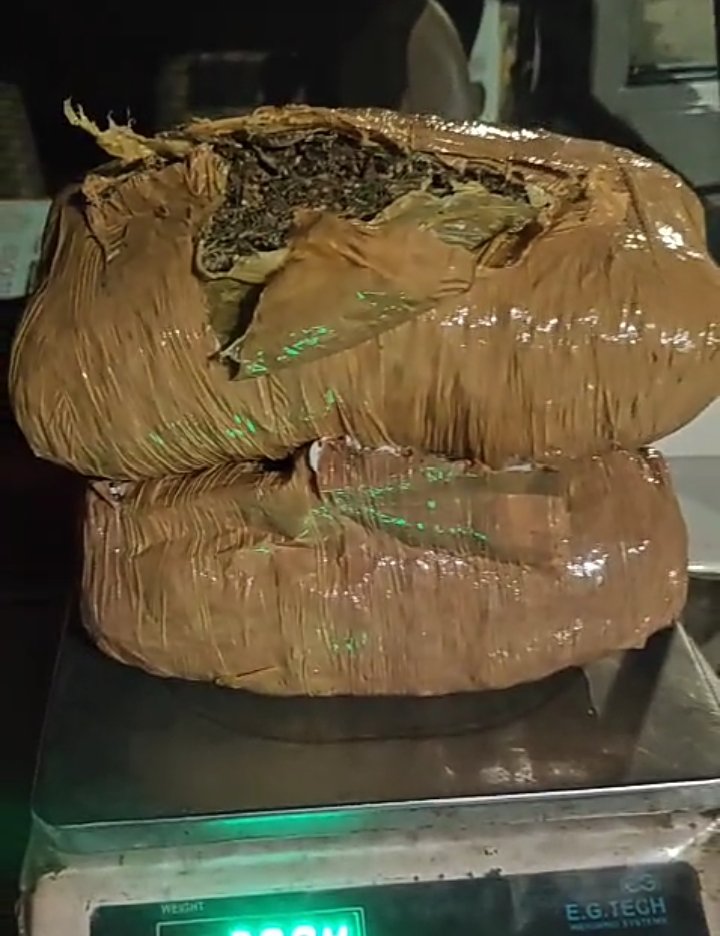 2.65 लाख का गांजा समेत चार गिरफ्तार