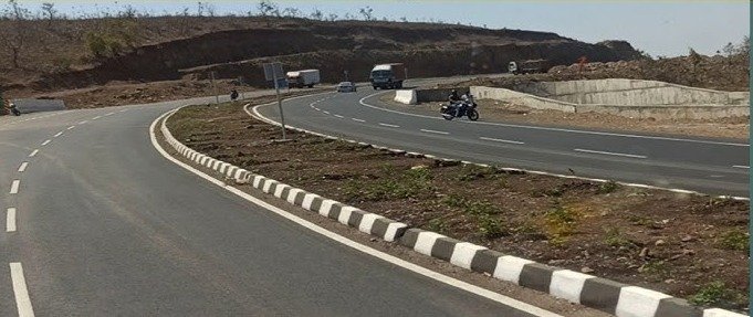 इंदौर बलवाड़ा फोरलेन का  80 % से ज्यादा काम पूरा