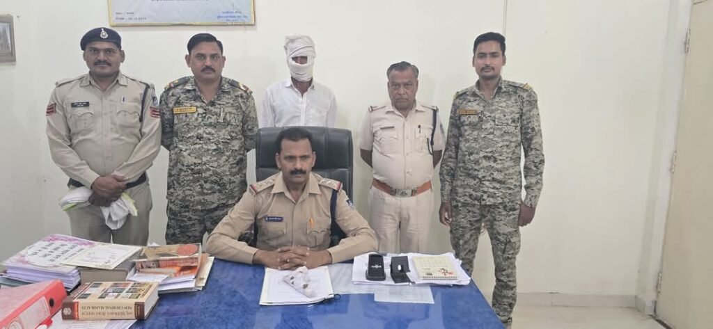 डकैत गुड्डा गुर्जर गैंग का पंद्रह हजार का इनामी डकैत पकड़ा