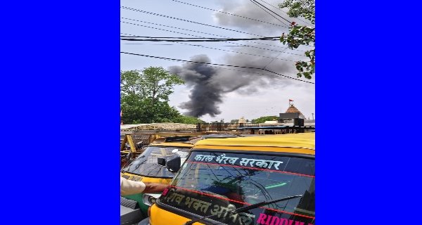 महाकाल लोक प्रवेश द्वार पर आग, श्रद्धालु सुरक्षित