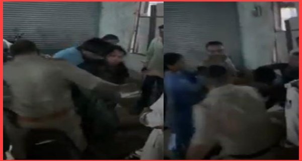 टीआई की दबंगई, दंपति को घसीट कर ले गए थाने