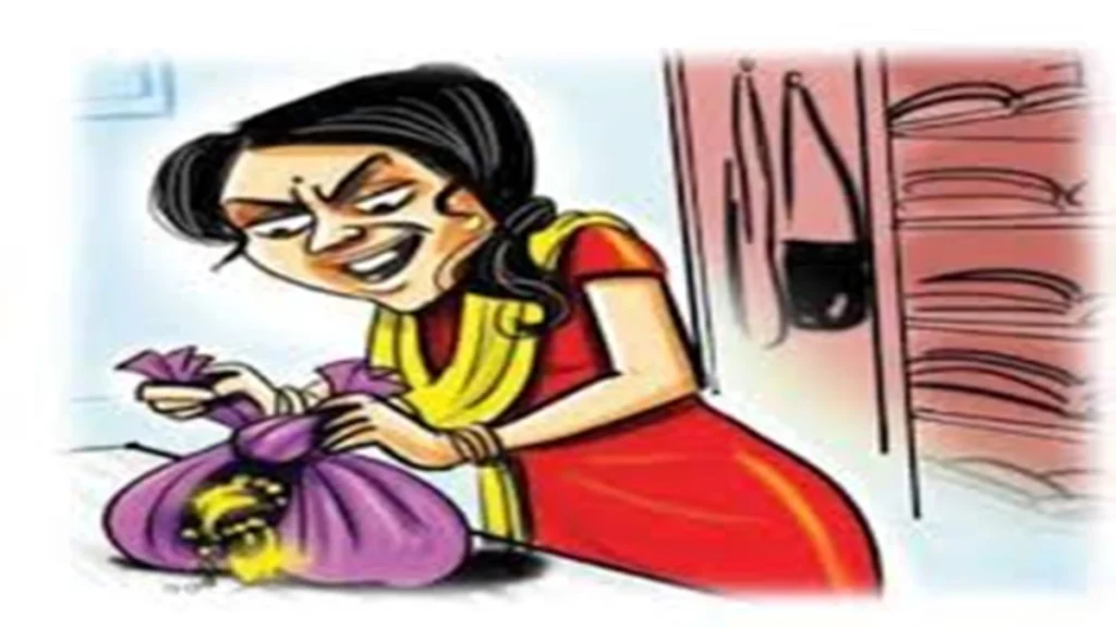 ज्वेलर्स दुकान में ग्राहक बनकर पहुंची महिला निकली चोर 