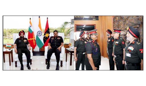 श्रीलंकाई सेना के कमांडर ने सेना की दक्षिण पश्चिमी कमान मुख्यालय का दौरा किया