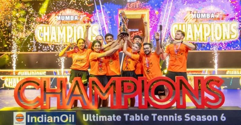 अल्टिमेट टेबल टेनिस (UTT) सीजन 6: यू मुंबा ने रचा इतिहास, जयपुर पैट्रियट्स को 8-4 से हराकर जीता अपना पहला खिताब