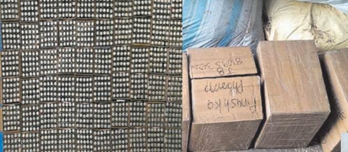 2000 नशीले इंजेक्शन पकड़ाए 