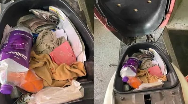 एक्टिवा की डिग्गी से 3.47 लाख रूपये पार