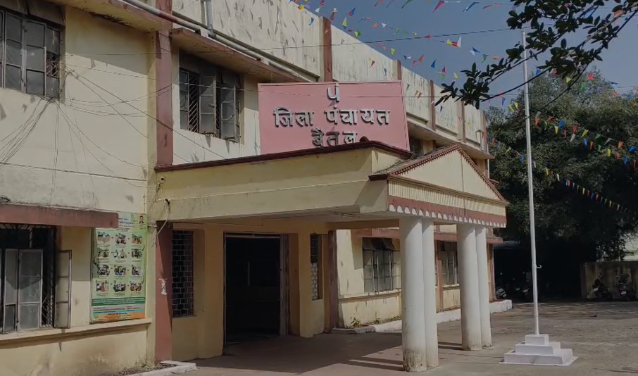 बैतूल जिला पंचायत कार्यालय में कुर्सी के नीचे छिपा मिला 4 फीट लंबा कोबरा