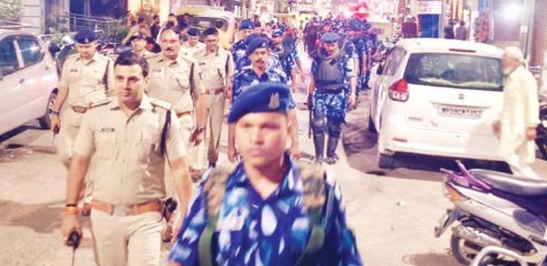 बकरीद को लेकर शहर भर में पुलिस अलर्ट, संवेदनशील इलाकों में पैदल मार्च