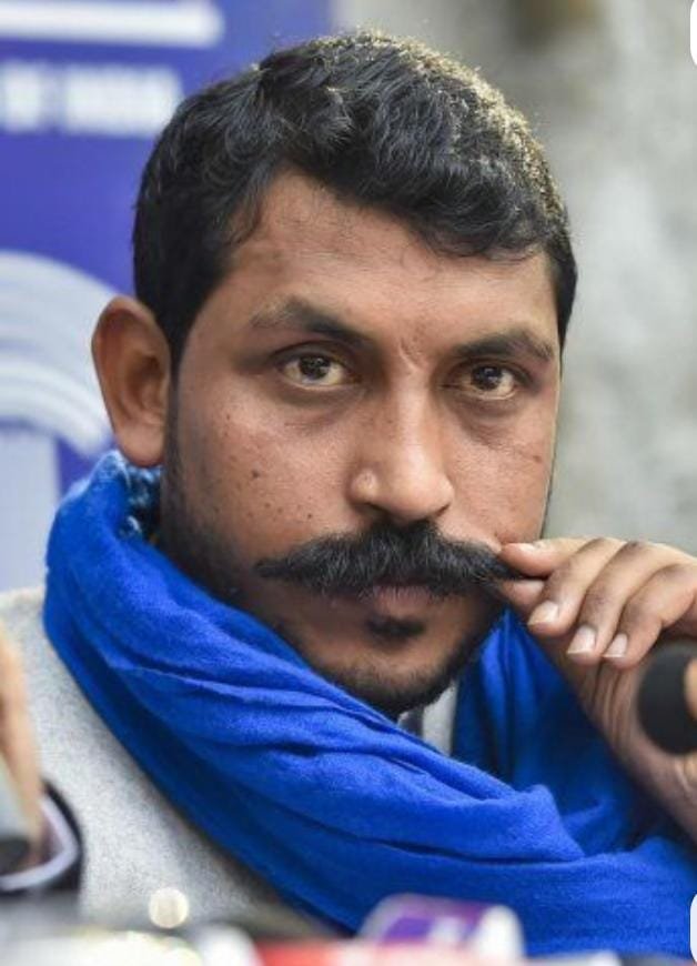 सांसद चंद्रशेखर ने अंबेडकर प्रतिमा के लिए CJI  को चिट्ठी लिखी