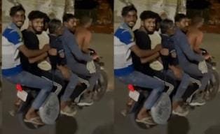 बाइक एक, सवारी 6, ग्वालियर पुलिस ने शुरू की तलाश