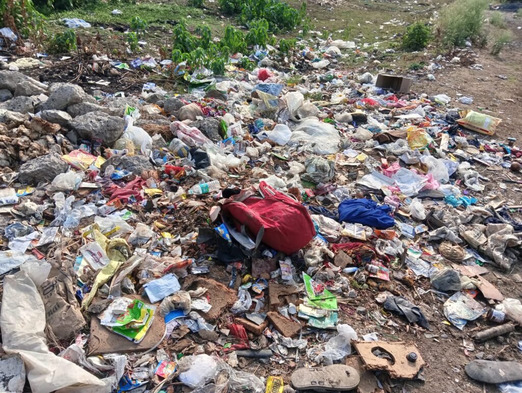 8 दिनों से नहीं आई कचरा गाड़ी, नालियां कचरे से पैक, दुर्गंध रही