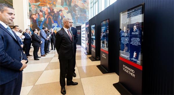 जयशंकर अमेरिका की चार दिवसीय यात्रा पर, प्रदर्शनी का किया उद्घाटन