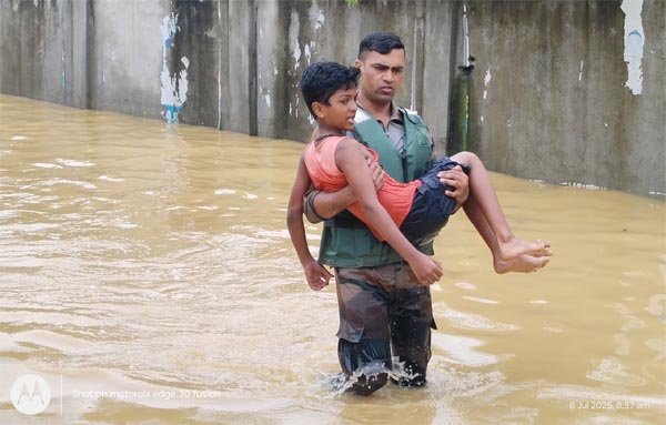 हिमाचल और पूर्वोत्तर में बाढ से प्रभावित लोगों की मदद कर रही है सेना