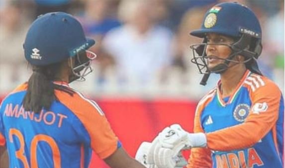 रोड्रिग्स और अमनजोत के अर्धशतकों से भारतीय महिलाओं ने जीता दूसरा टी20