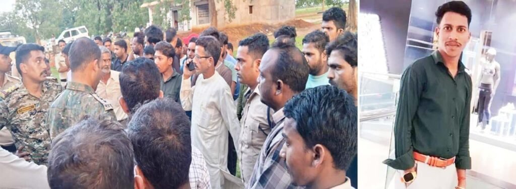 बस के नीचे घुस गया बाईक सवार युवक, तोड़ा दम