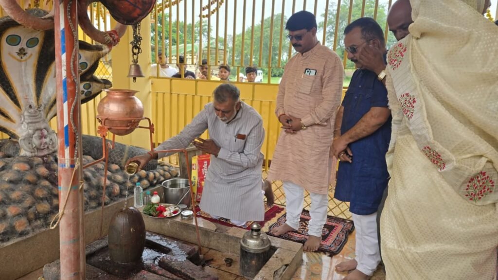 मंत्री पटेल ने मां ताप्ती एवं वर्धा उदगम स्थल पर दर्शन कर किया पूजन 