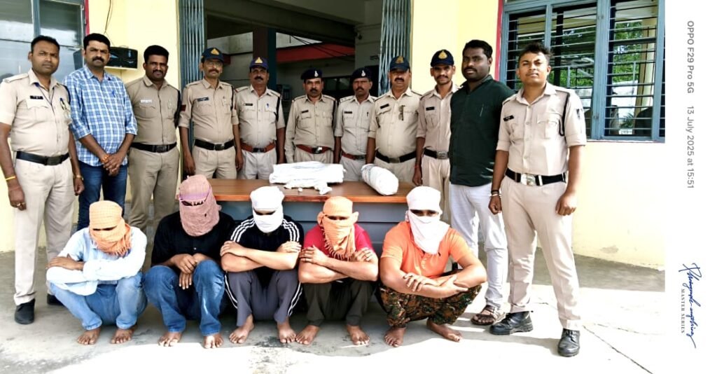 सौसर में ATM काटने की फिराक में अंतरराज्यीय गिरोह धराया, आठ लाख का सामान जब्त