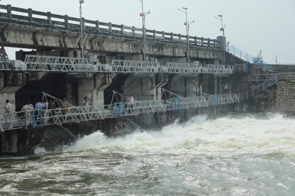 फिर से खुले तिघरा जलाशय के सभी 7 गेट, 10 हजार क्यूसेक पानी