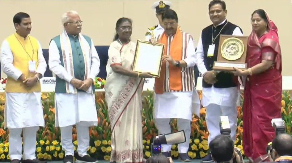 बुधनी और शाहगंज को स्वच्छता में राष्ट्रीय सम्मान, राष्ट्रपति ने किया गौरवान्वित