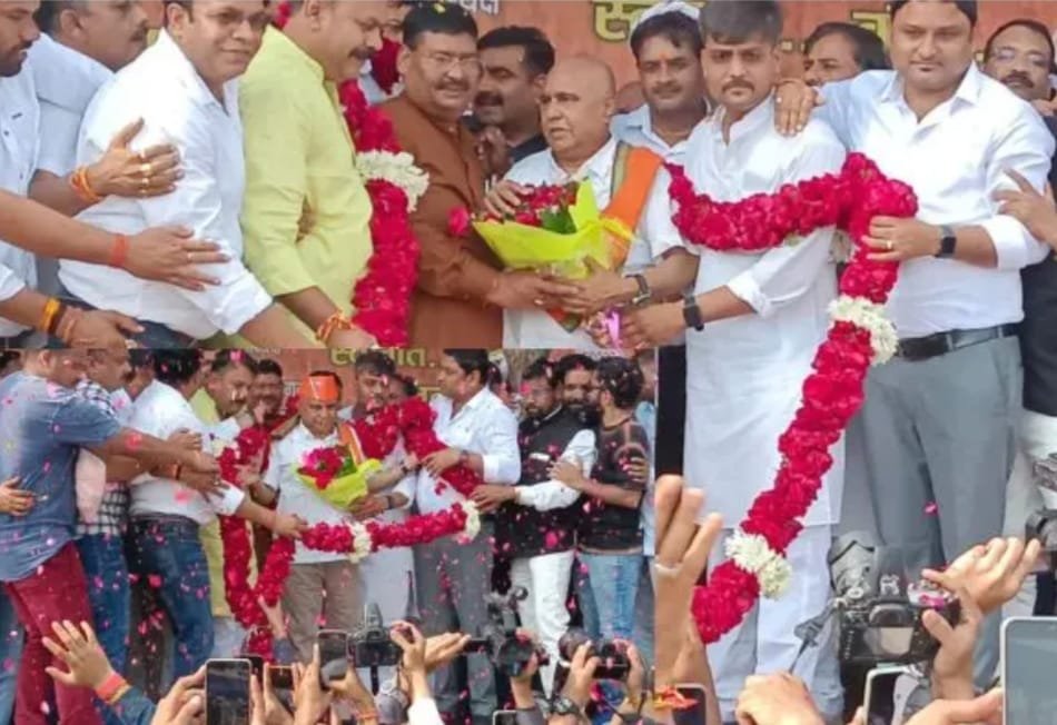 भाजपा प्रदेशाध्यक्ष का आगमन पर भव्य स्वागत 