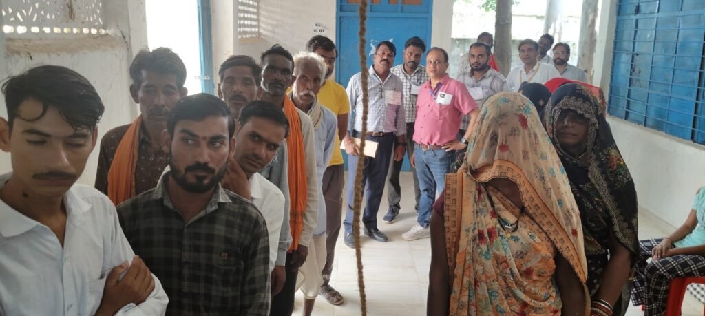 गैसाबाद जनपद उपचुनाव में पेपरलेस मतदान, 60.17% हुई वोटिंग