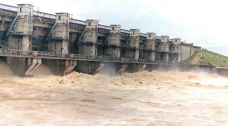 अपर ककेटो बांध के 7 गेट खोले