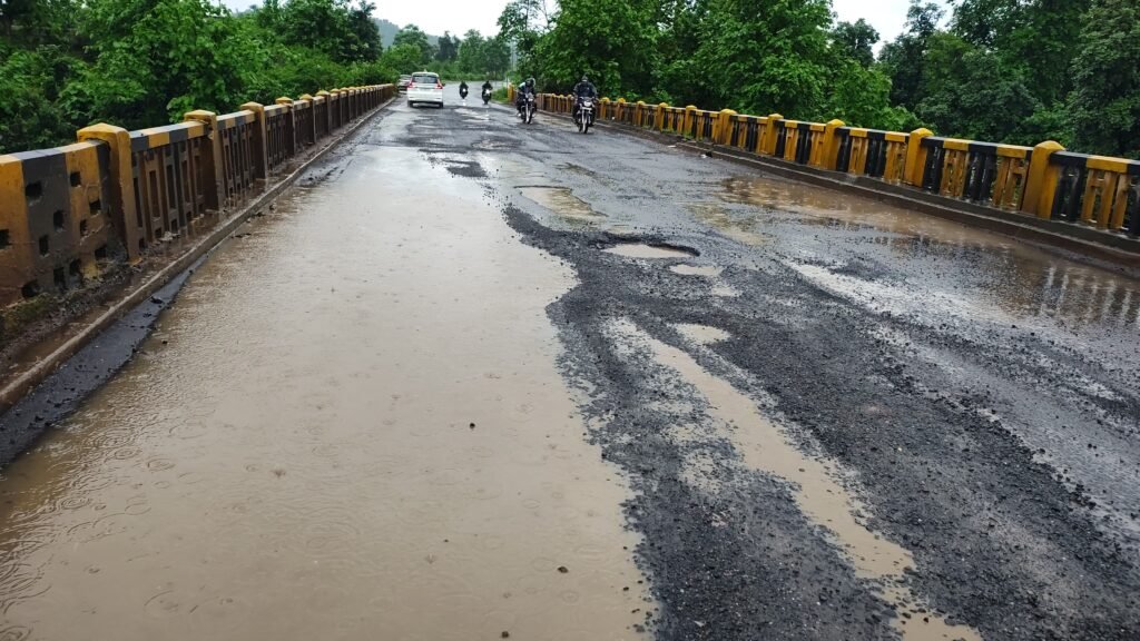 फूलसागर पुल जर्जर: NH-30 पर हादसे का खतरा