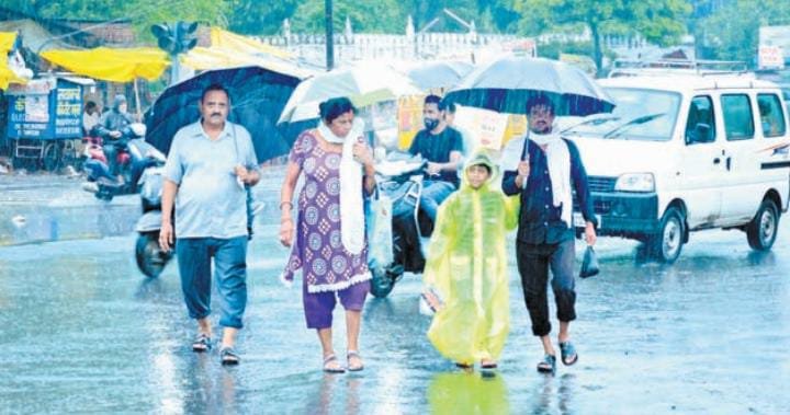 21.4  मिमी बरसे बदरा, बारिश का आंकड़ा 596.8 मिमी पर पहुंचा