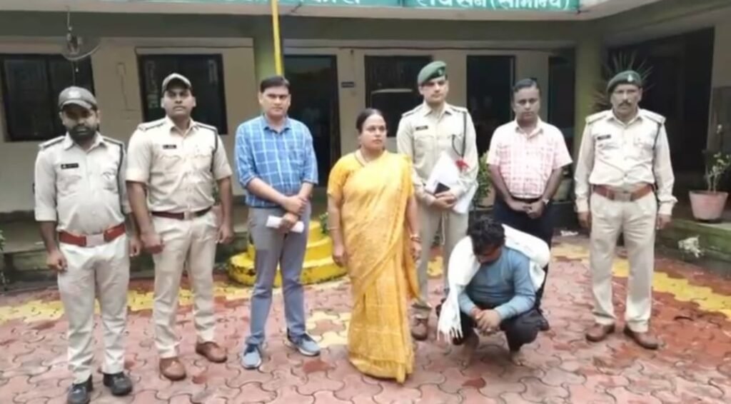 काले हिरण का शिकार: वन अमले ने फरार शिकारी को घेराबंदी कर पकड़ा