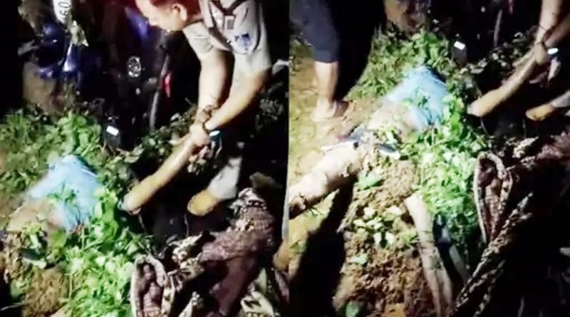 खाई में पलटी कार से निकाले गए सभी चार शव, रात भर चला रेस्क्यू