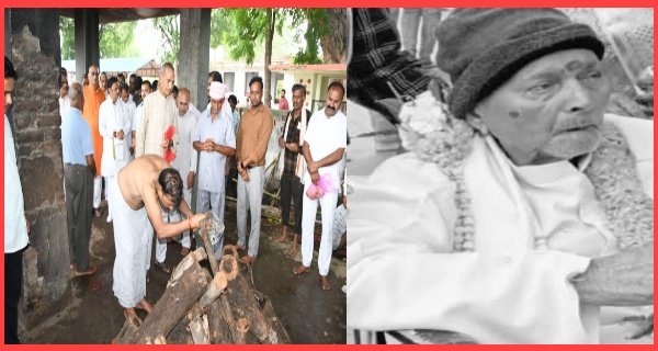 मुख्यमंत्री मोहन यादव के ससुर का  रीवा के बंदरिया श्मशान घाट मे किया गया अंतिम संस्कार