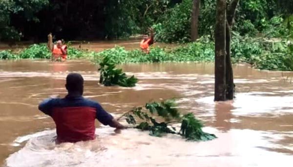 छत्तीसगढ़ के कांगेर घाटी में बाढ़ में तमिलनाडु के एक परिवार के चार सदस्य बह गए