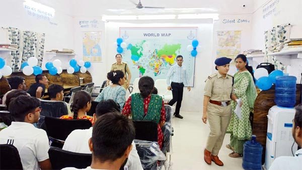 SP ने किया दिशा लर्निंग सेंटर का निरीक्षण