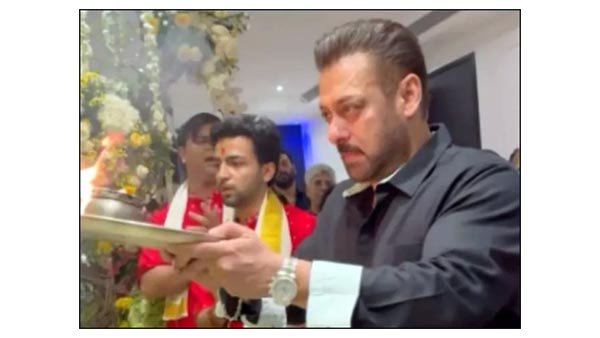 ढोल-नगाड़ों पर झूमते दिखे सलमान खान