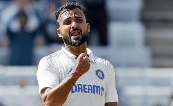 आकाश दीप के जोश भरे जश्न ने सबका ध्यान खींचा