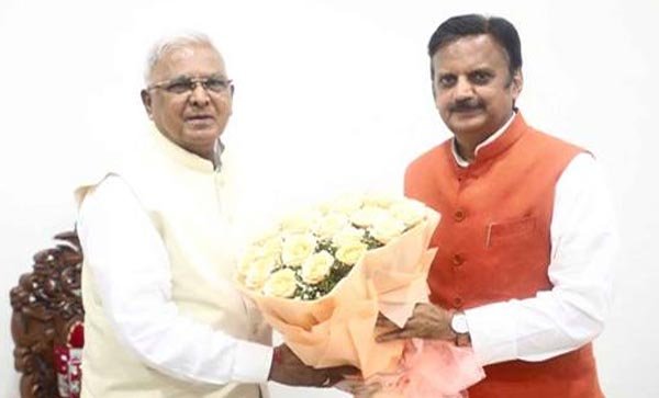 राज्यपाल पटेल से उप-मुख्यमंत्री शुक्ल ने की सौजन्य भेंट