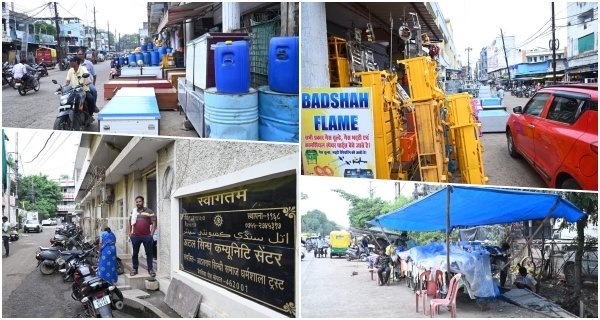 काजी कैंप रोड पर बढ़ा अतिक्रमण, यातायात जाम की समस्या