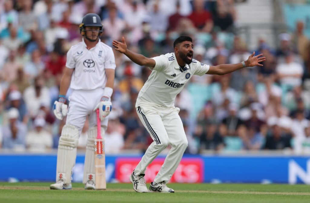 सिराज और कृष्णा ने इंग्लैंड को 247 पर रोका