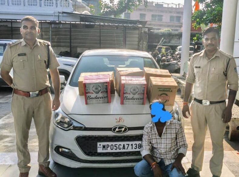 शराब माफिया पर पुलिस की ताबड़तोड़ कार्रवाई, जप्त की अवैध शराब