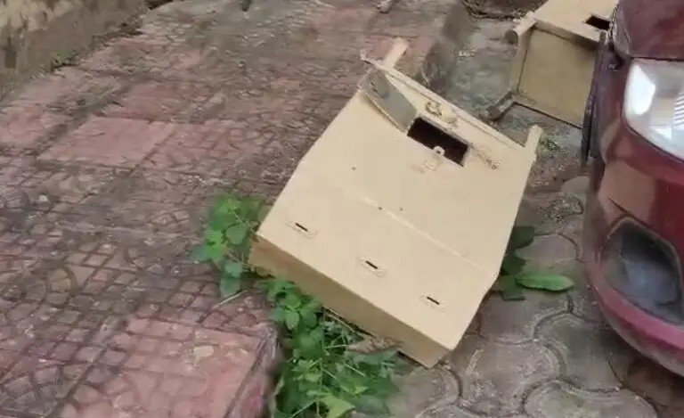 ग्वालियर के सनातन धर्म मंदिर में चोरों का धावा, दान पेटियों से नकदी उड़ाई