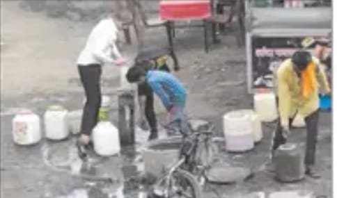 बिजली कटौती-मोटर खराब: ब्यावरा में 8 वें दिन पेयजल सप्लाई