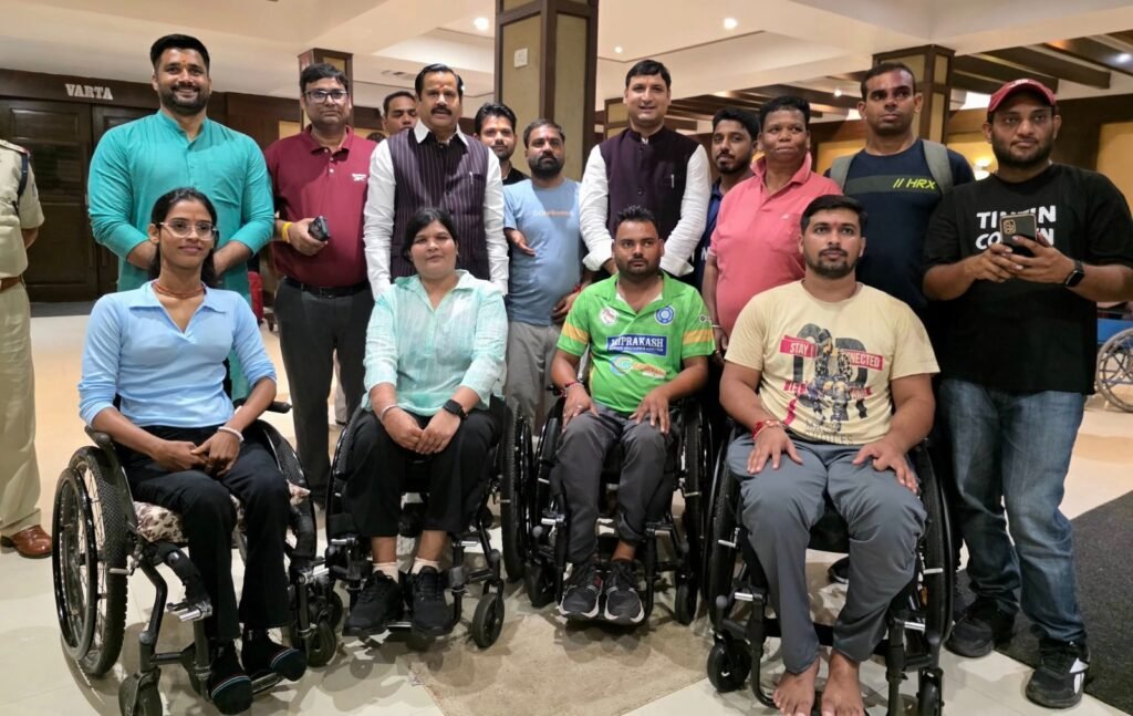 भाजपा प्रदेश प्रभारी डॉ. महेन्द्र सिंह ने पैरा ऐथलीटों का बढ़ाया उत्साह