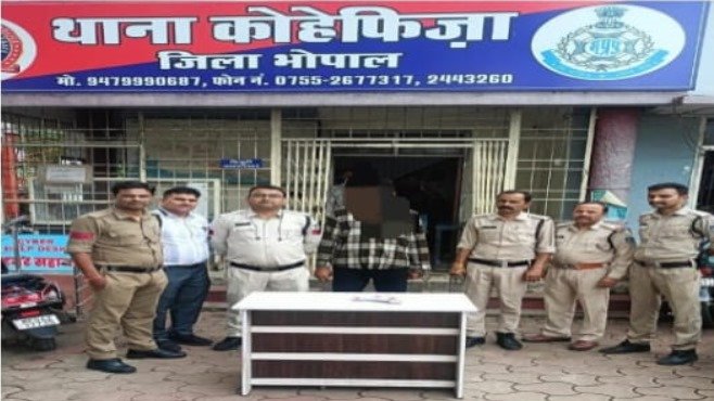 अवैध देशी पिस्टल और जिंदा कारतूस के साथ आरोपी गिरफ्तार