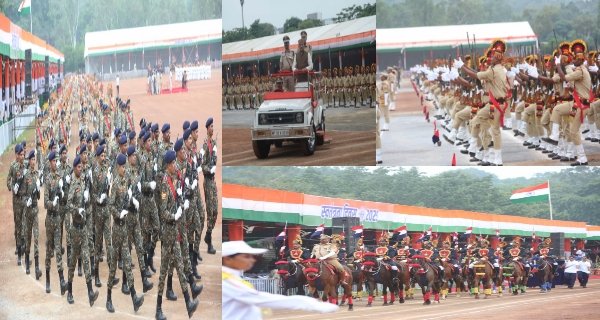 लाल परेड ग्राउंड पर 15 अगस्त के कार्यक्रम से पहले आज हुआ फुल ड्रेस रिहर्सल