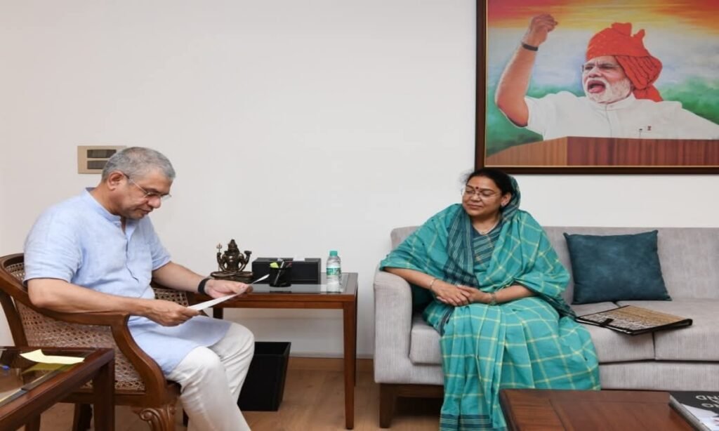 सांसद संध्या राय ने रेल मंत्री से भिंड के लिए मांगी वंदे भारत ट्रेन