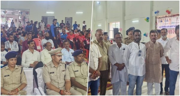 नवनिर्मित इंडोर स्पोर्ट कॉम्प्लेक्स का भव्य शुभारंभ