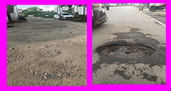 सीवरेज लाइन चालू होने से पहले ही हालत खराब, जगह-जगह गड्ढे, टूटे ढक्कन, लोग परेशान