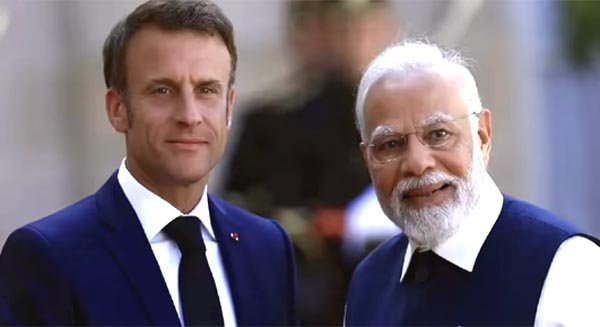 मोदी ने फ्रांसीसी राष्ट्रपति मैक्रों के साथ यूक्रेन सहित द्विपक्षीय मुद्दों पर की बात