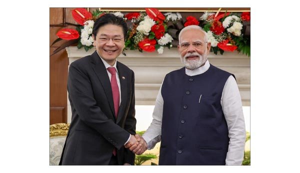 भारत, सिंगापुर ने परस्पर सहयोग को मजबूत बनाने और दायरा बढ़ाने के लिए रोड मैप तैयार किया