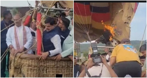 हॉट एयर बैलून में सुरक्षा अलर्ट के बीच CM डॉ यादव का रोमांच अधर में रुका
